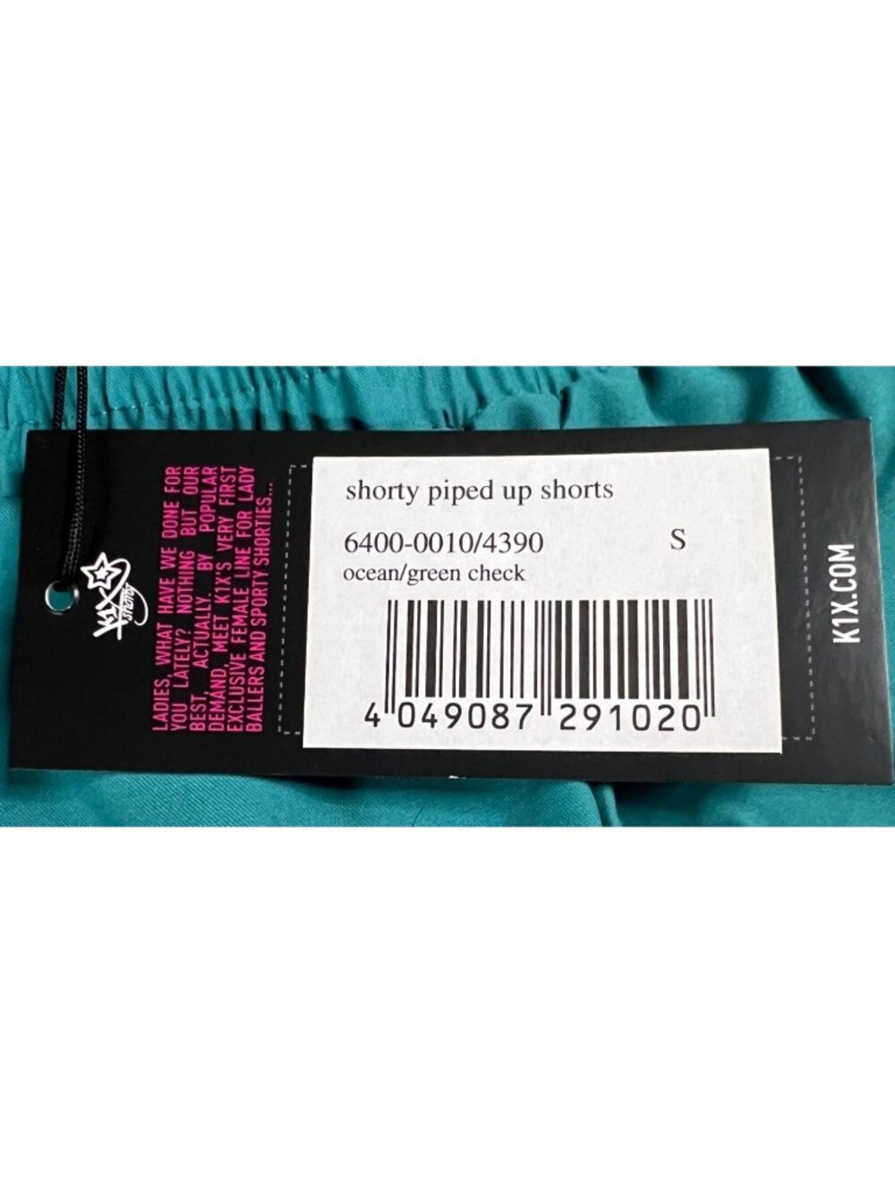 K1X Womens Shorty Piped Up Shorts S Elastic Waist Lightweight & Comfortable - Picture 6 of 7